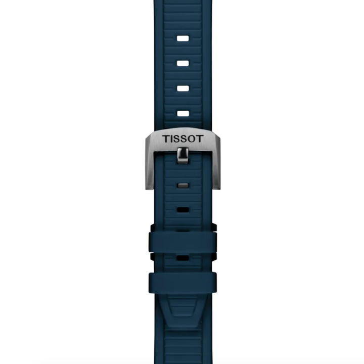 T-Race Blue Rubber Starp 38MM Watch
