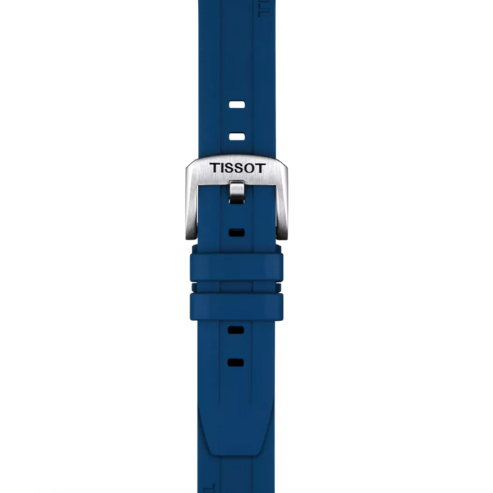 Blue Rubber Strap 20MM