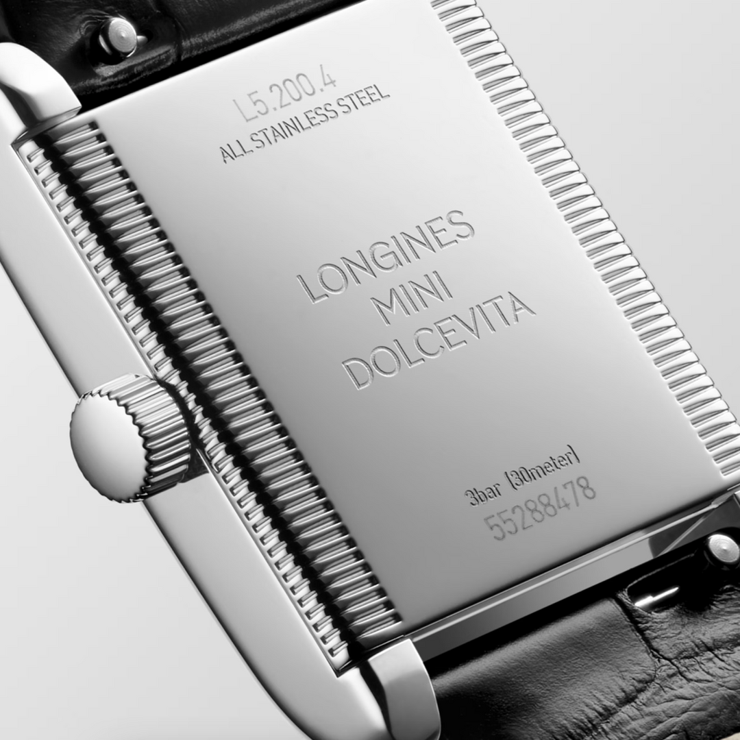 Mini Dolcevita Black Strap 21.50 x 29MM Watch