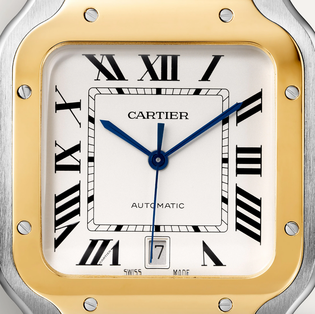 Santos Steel and Yellow Gold Large Model