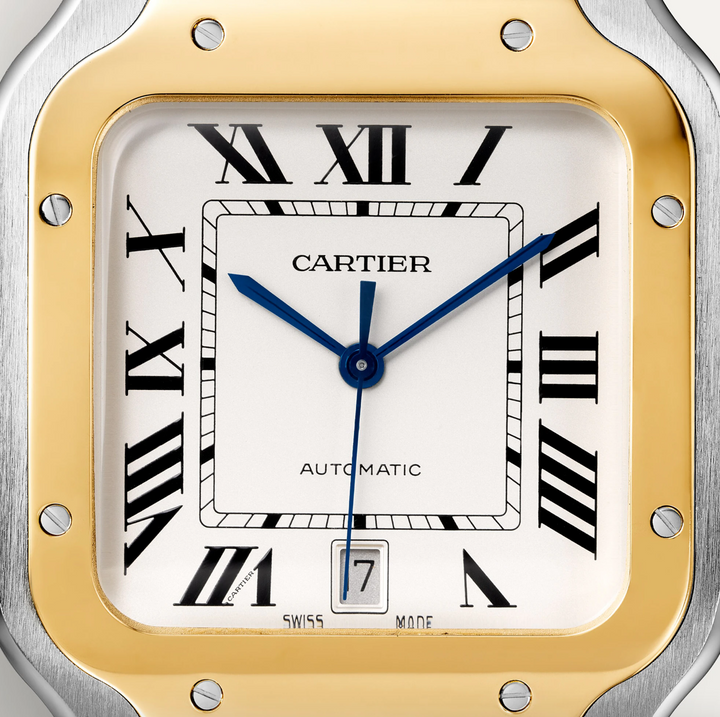 Santos Steel and Yellow Gold Large Model