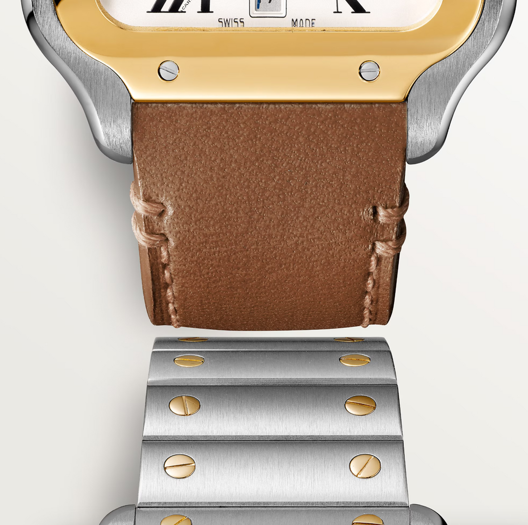 Santos Steel and Yellow Gold Large Model