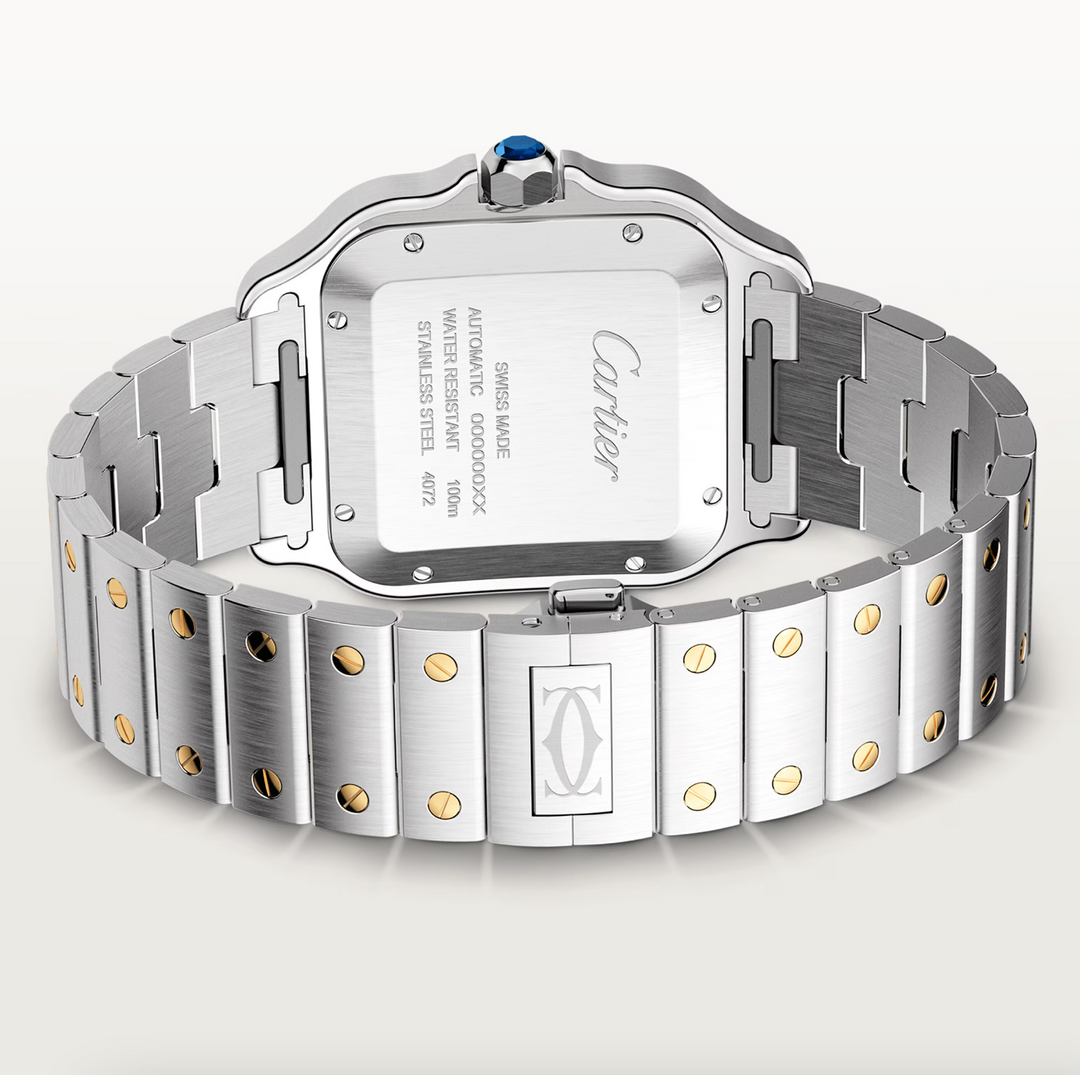 Santos Steel and Yellow Gold Large Model