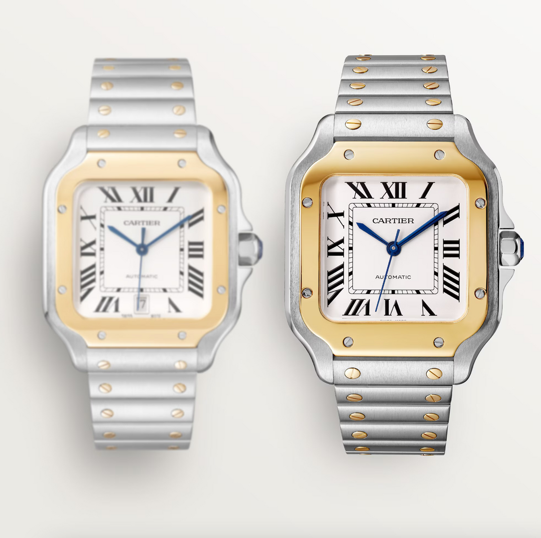 Santos Steel and Yellow Gold Large Model