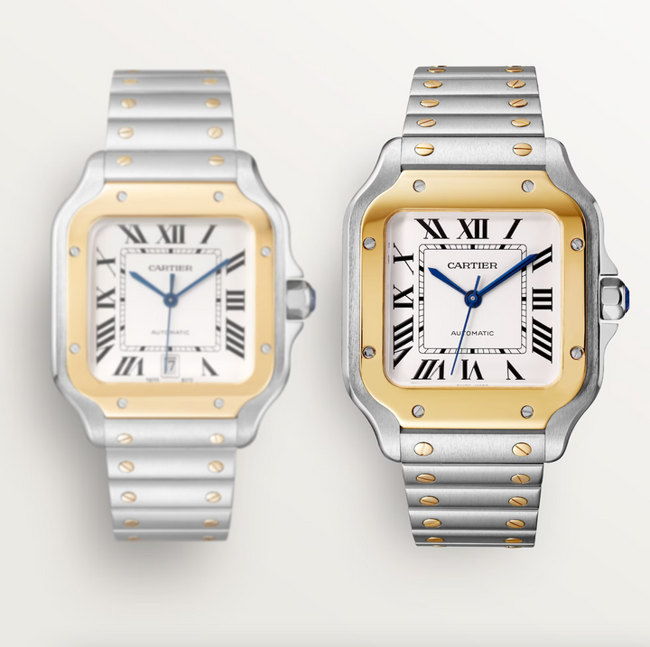Santos Steel and Yellow Gold Large Model