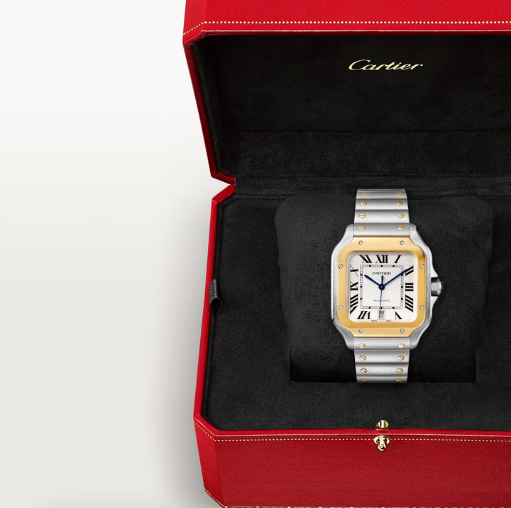 Santos Steel and Yellow Gold Large Model