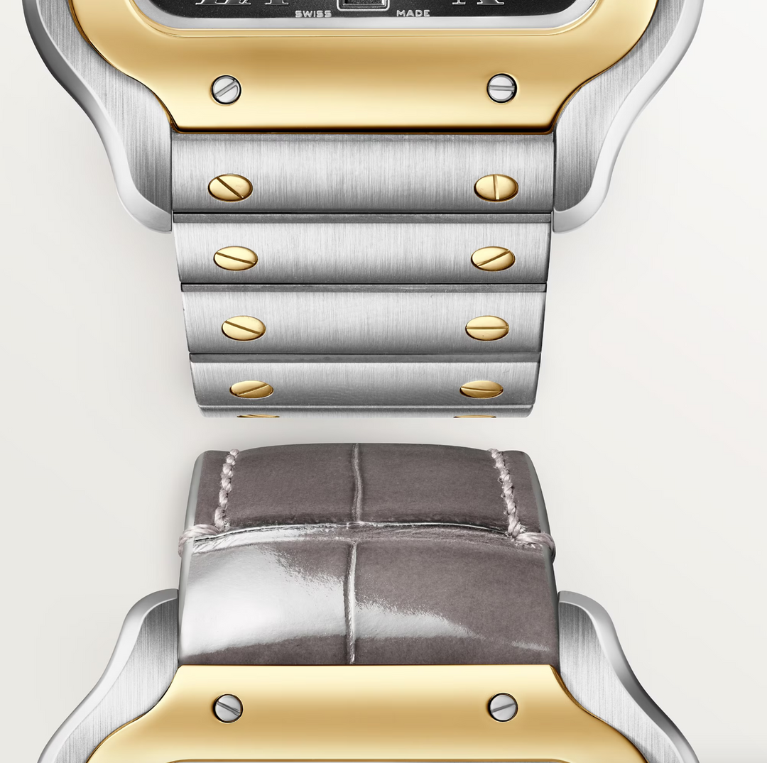 Santos Steel and Yellow Gold Large Model