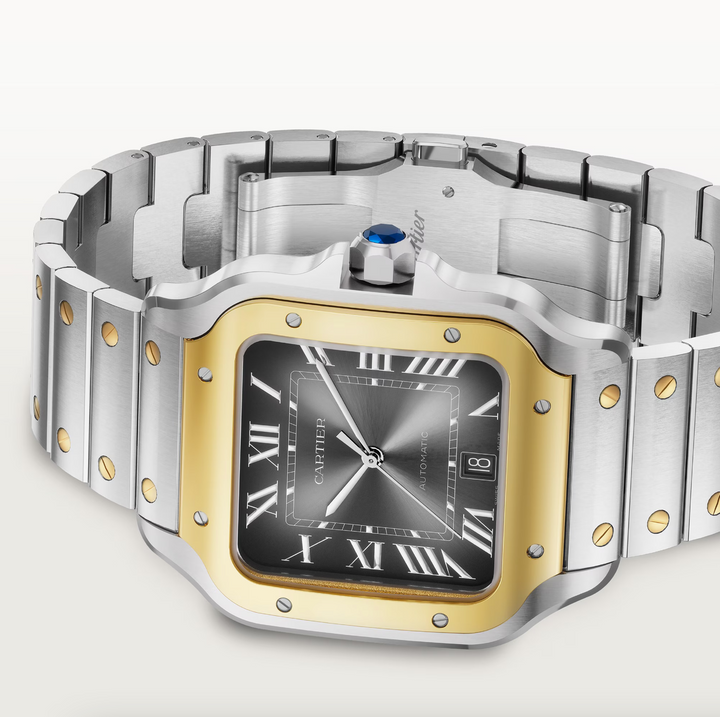 Santos Steel and Yellow Gold Large Model