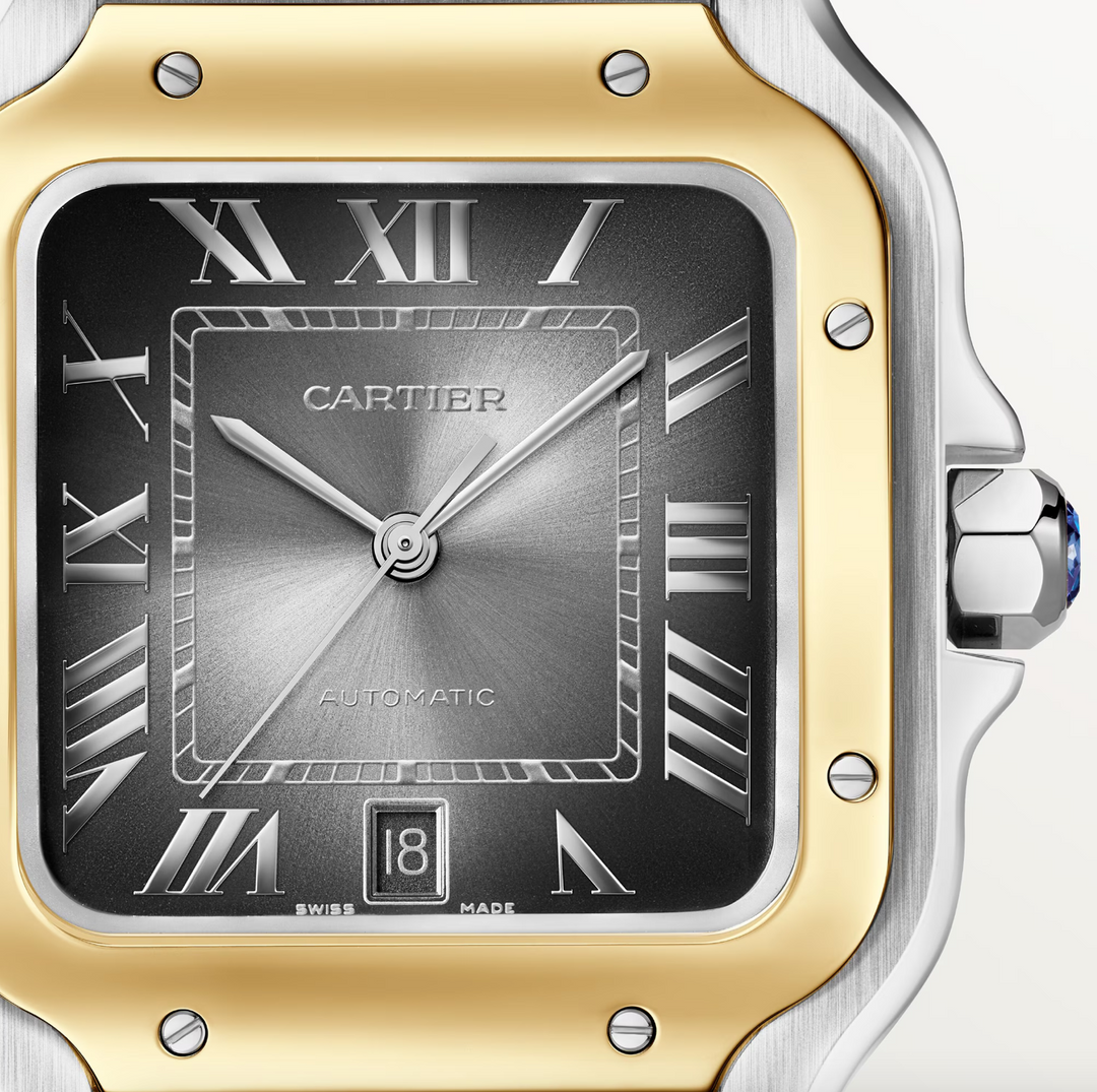 Santos Steel and Yellow Gold Large Model