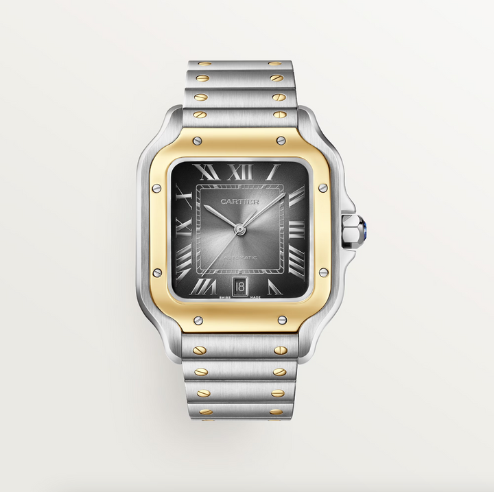 Santos Steel and Yellow Gold Large Model