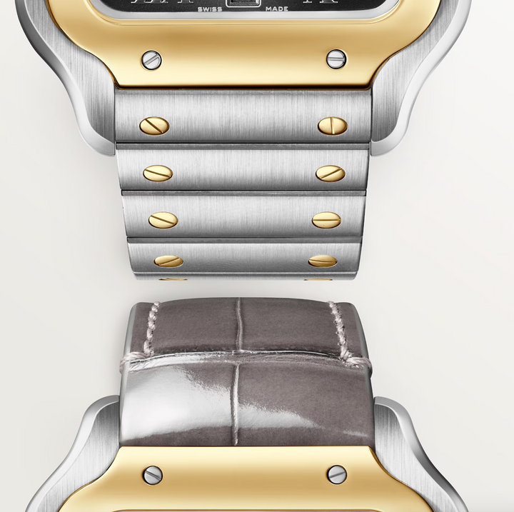 Santos Steel and Yellow Gold Large Model