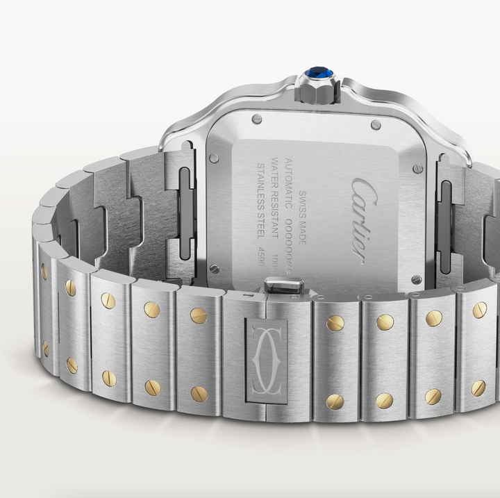Santos Steel and Yellow Gold Large Model