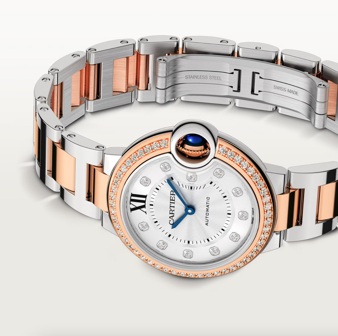 Ballon Bleu Steel and Rose Gold 36MM