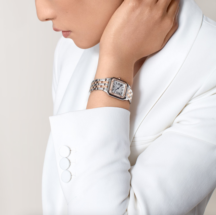 Panthère Steel and Rose Gold Medium Model