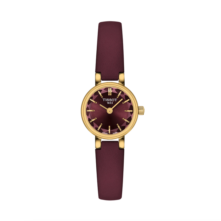 Lovely Round  Burgundy 19.5MM Watch