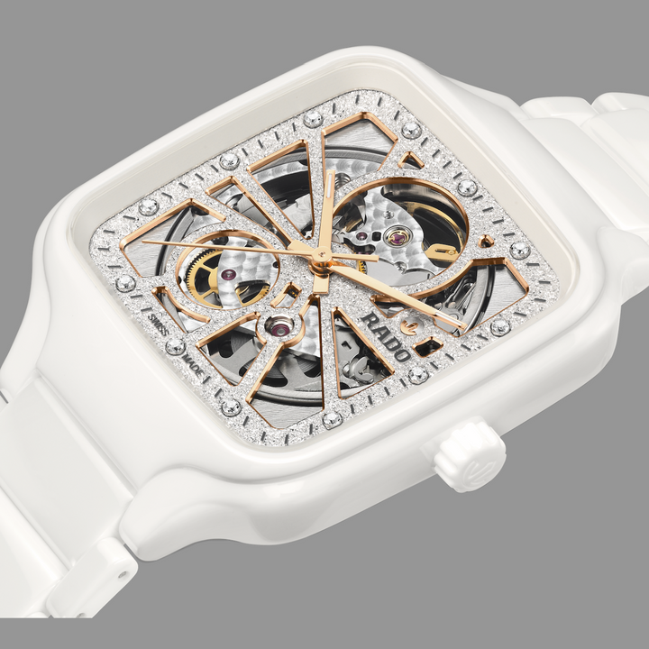 True Square Open Heart Sparkling 38MM Watch