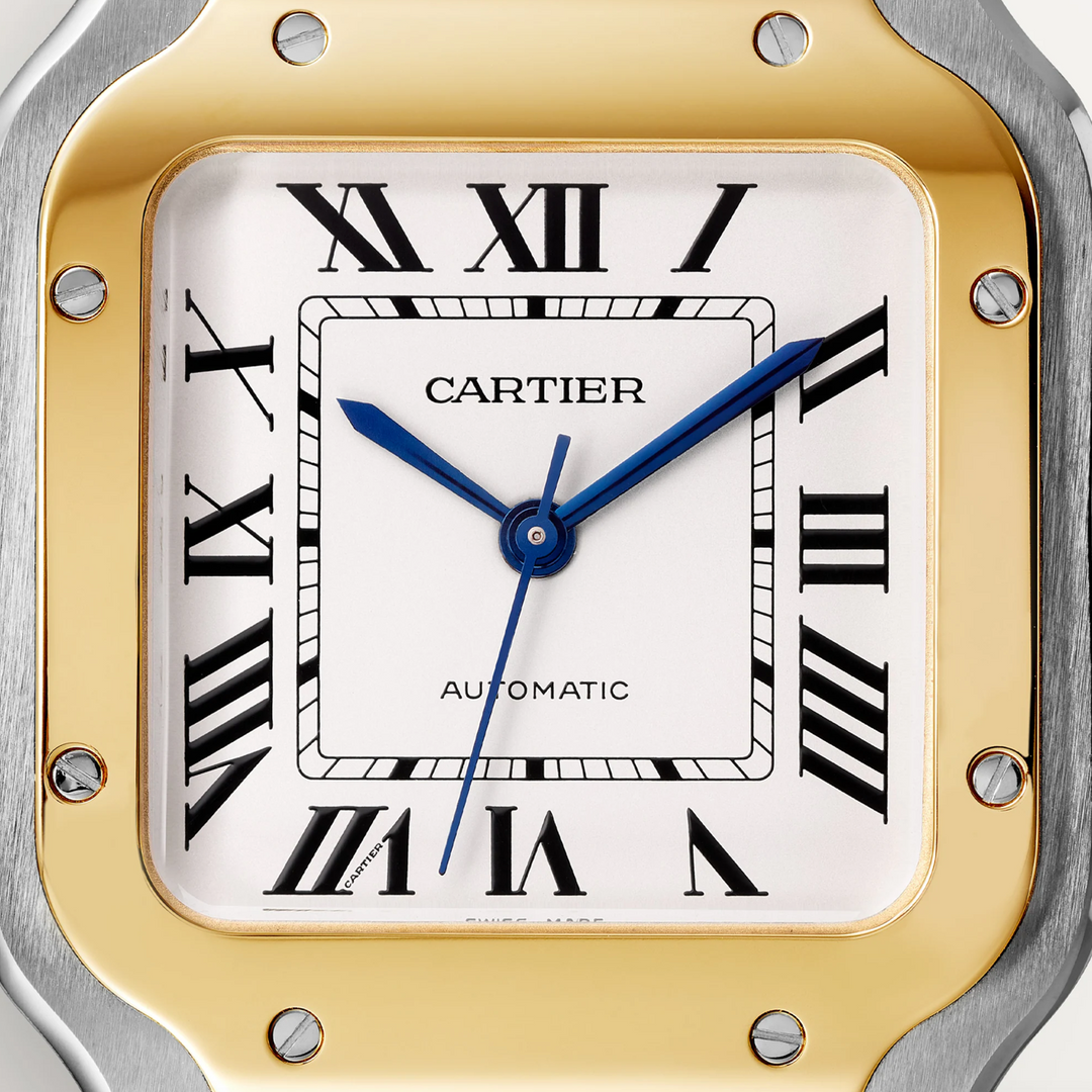 Santos Steel and Yellow Gold Medium Model