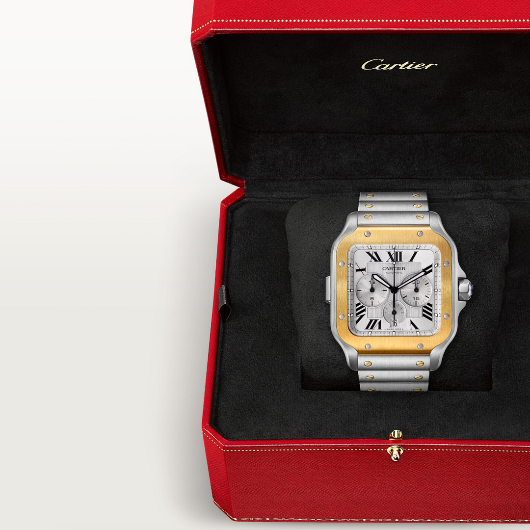 Santos Steel and Yellow Gold Extra-Large Model