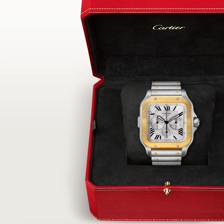 Santos Steel and Yellow Gold Extra-Large Model