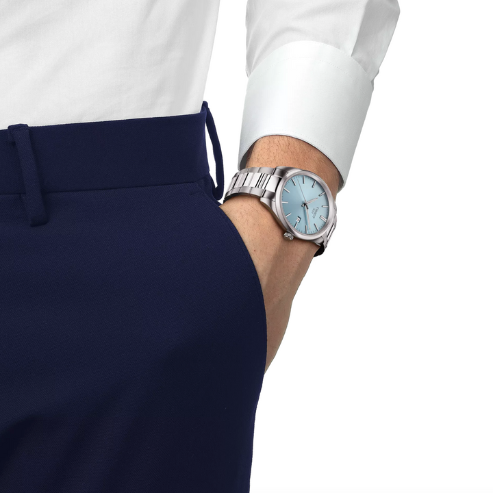 PR 100 Ice Blue Dial 40MM Watch