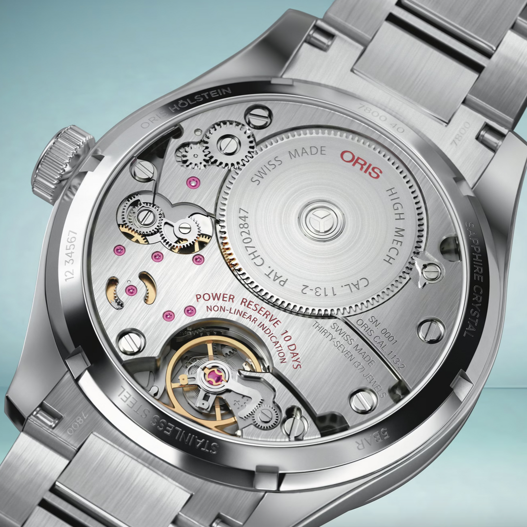 Big Crown Calibre 113 Green and Pink Dial 43MM Watch