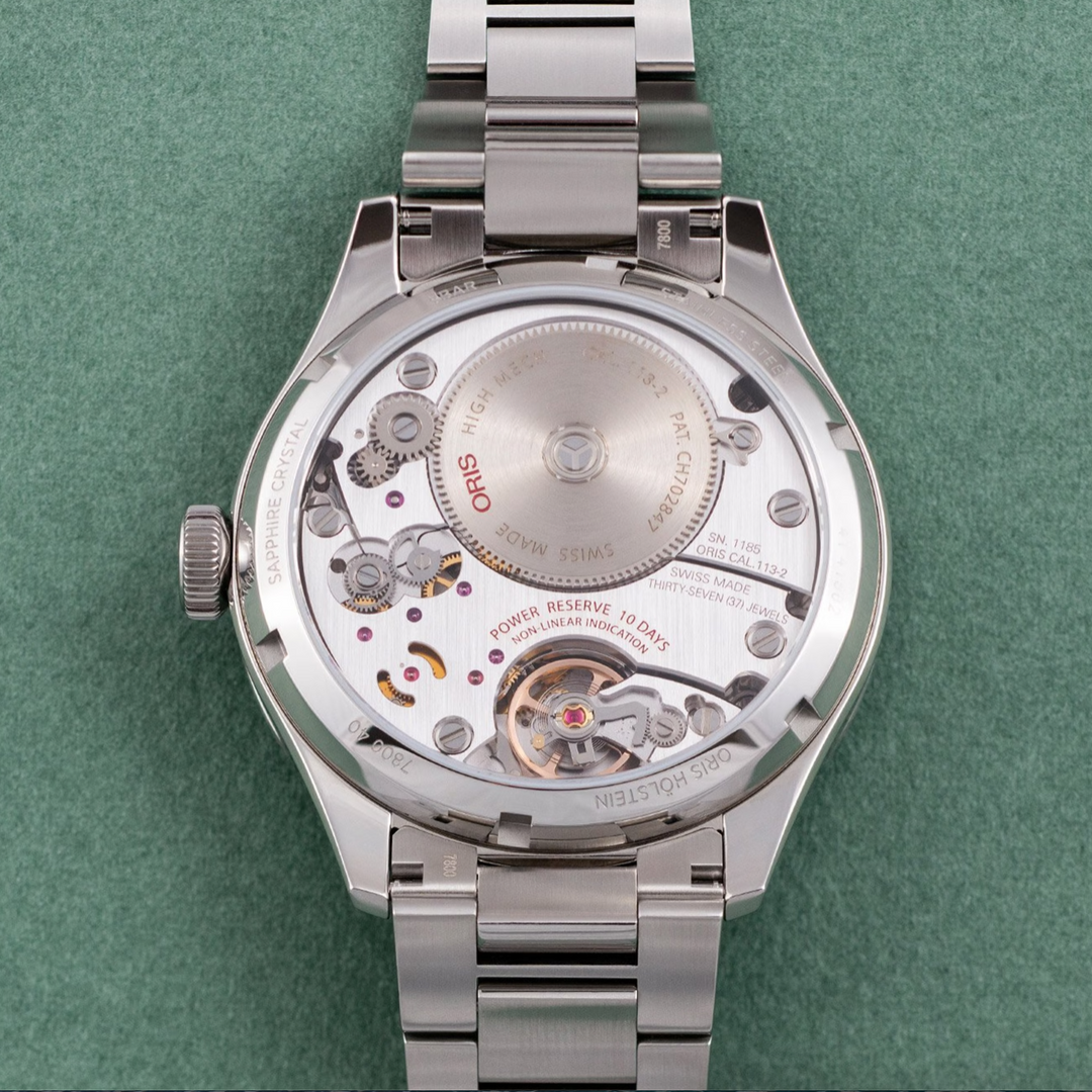 Big Crown Calibre 113 Green and Pink Dial 43MM Watch