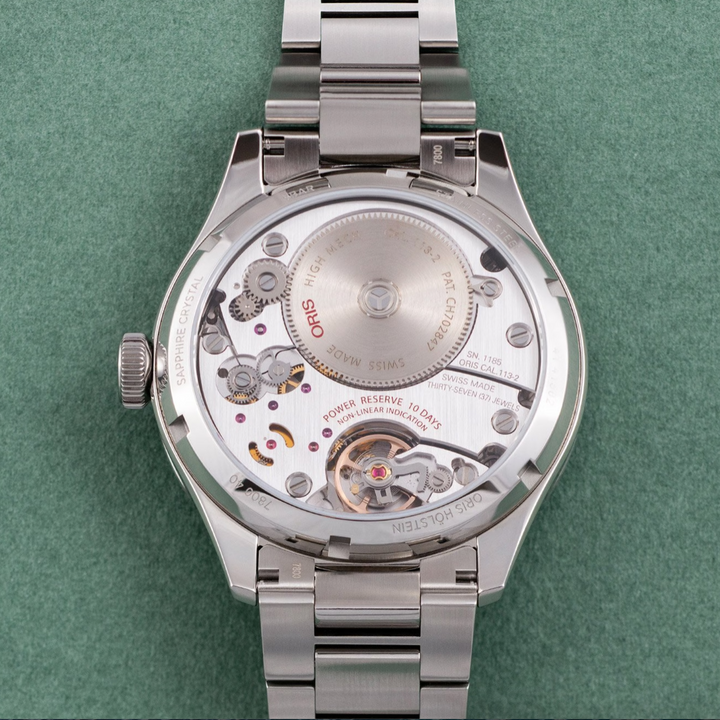 Big Crown Calibre 113 Green and Pink Dial 43MM Watch