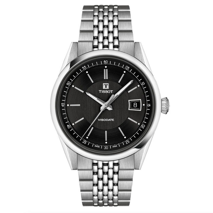 Visodate Black Dial 39MM Watch