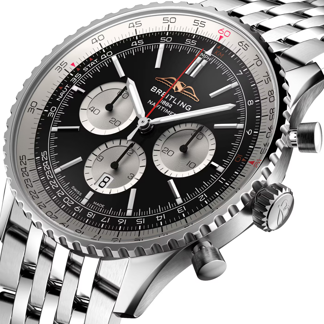 Navitimer B01 Chronograph Black Dial 46MM Watch