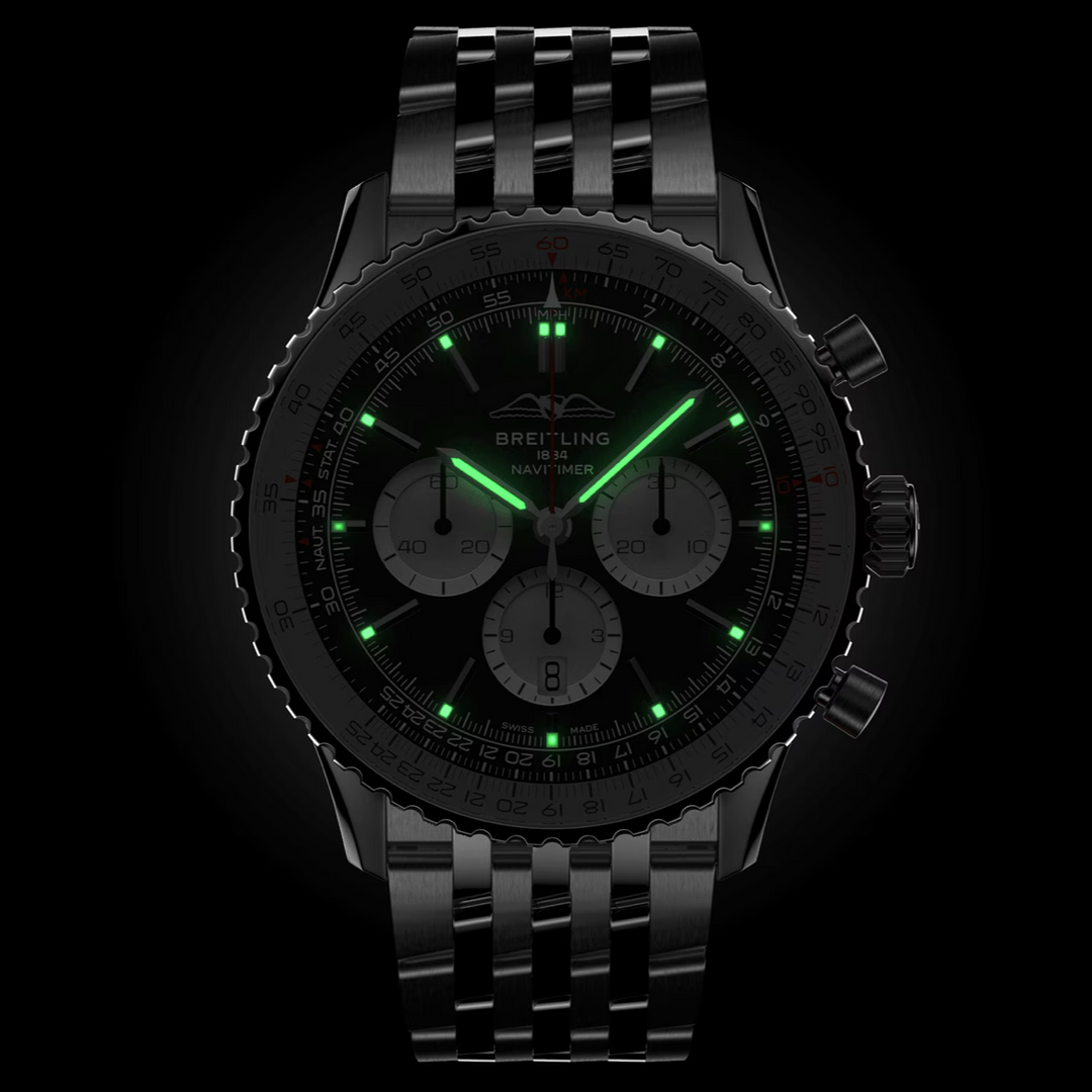 Navitimer B01 Chronograph Black Dial 46MM Watch