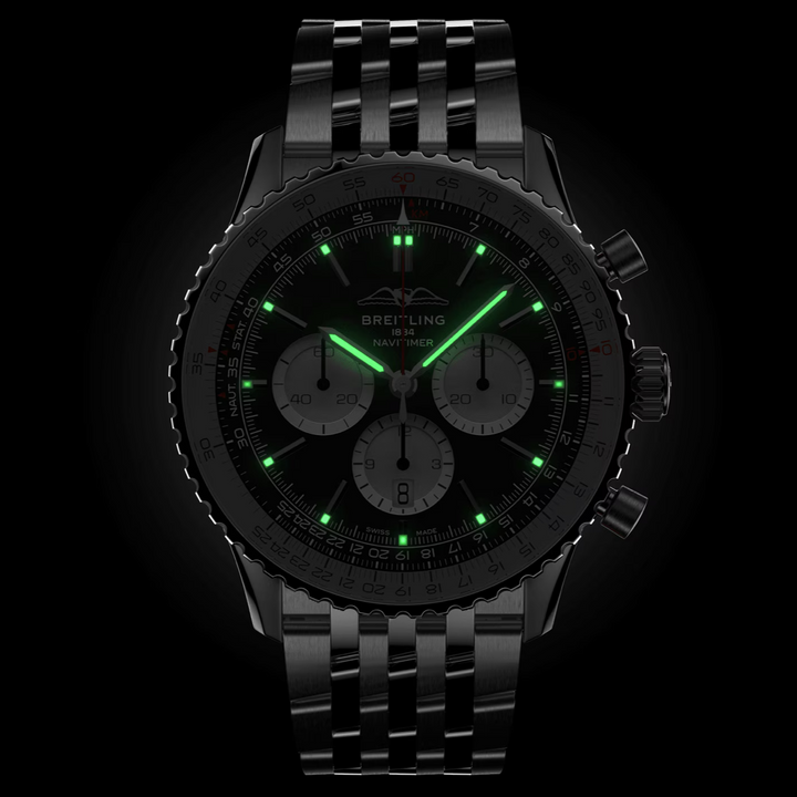 Navitimer B01 Chronograph Black Dial 46MM Watch