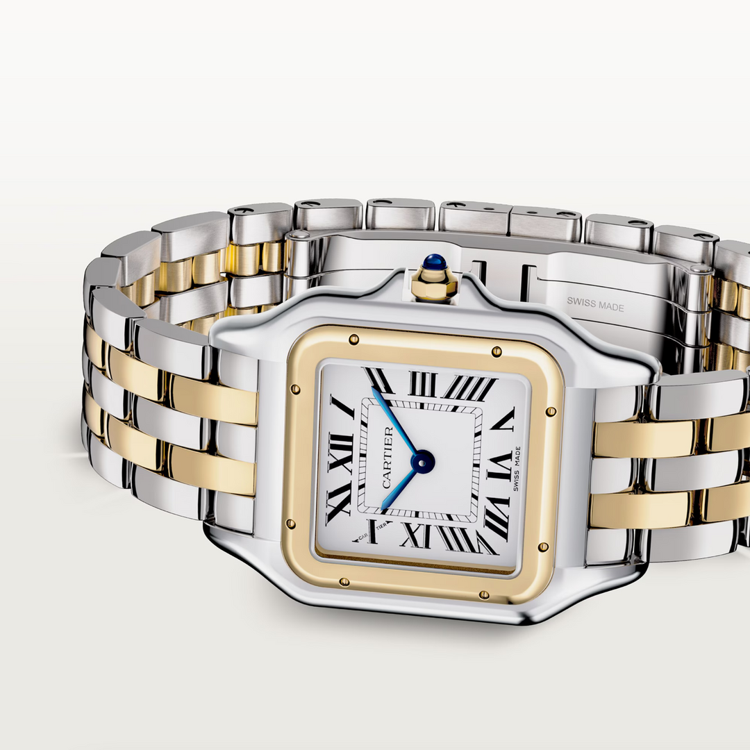 Panthère Steel and Yellow Gold Medium Model