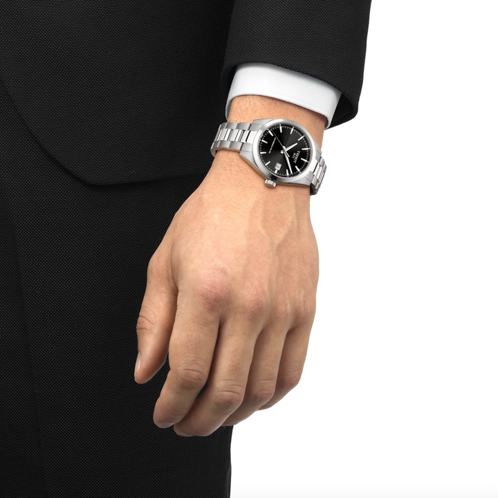 Gentleman Black Dial 38MM Watch