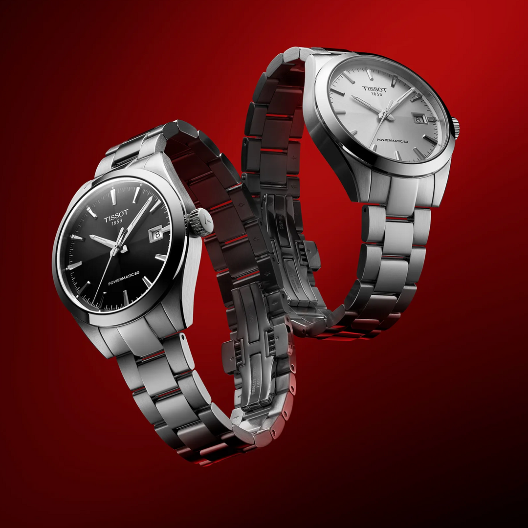 Gentleman Black Dial 38MM Watch