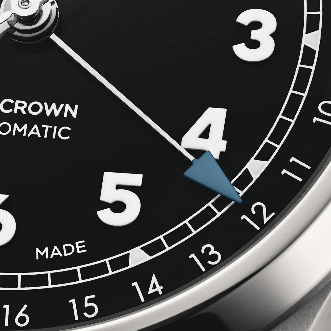 Big Crown Pointer Date Black Dial 40MM Watch