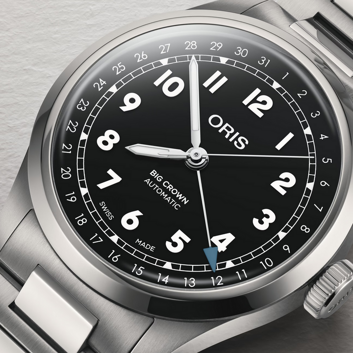 Big Crown Pointer Date Black Dial 40MM Watch