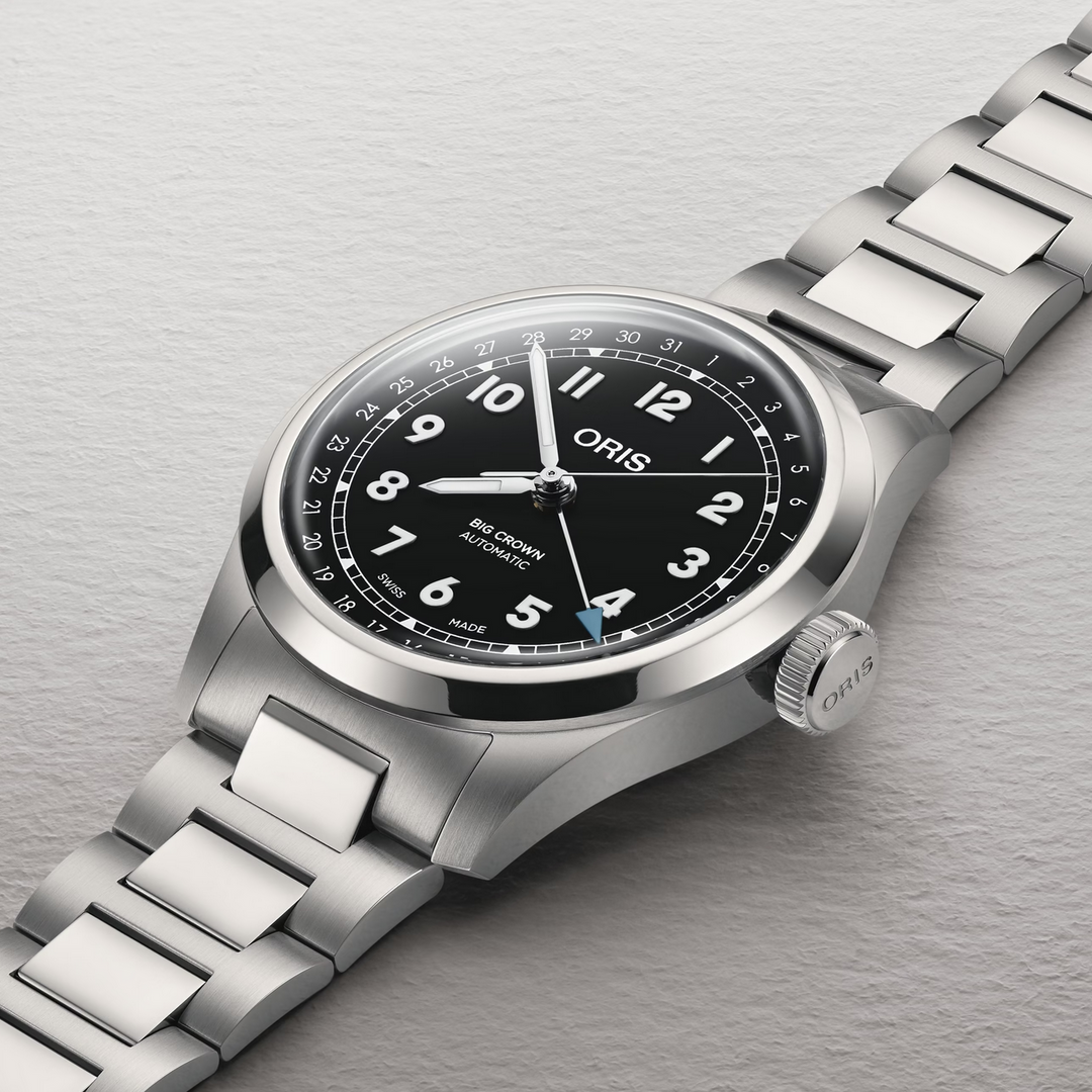Big Crown Pointer Date Black Dial 40MM Watch