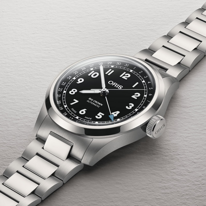 Big Crown Pointer Date Black Dial 40MM Watch