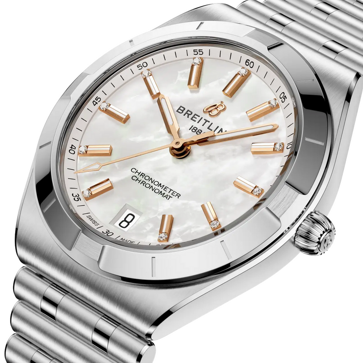 Chronomat White Mother of Pearl 36MM Watch