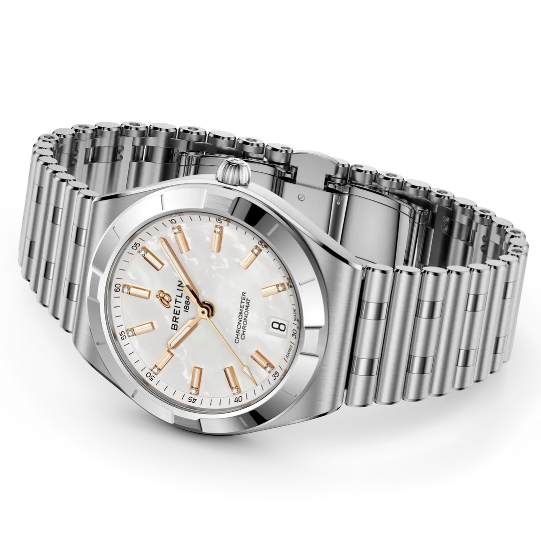 Chronomat White Mother of Pearl 36MM Watch