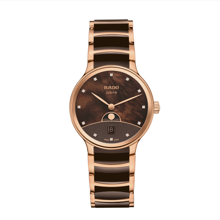 Centrix Moonphase Brown Mother of Pearl 35MM Watch