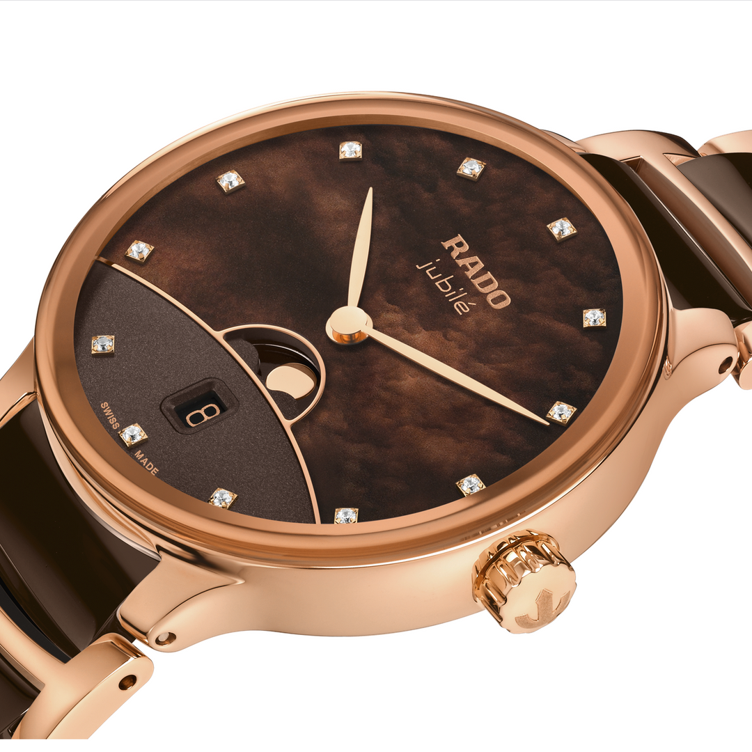 Centrix Moonphase Brown Mother of Pearl 35MM Watch