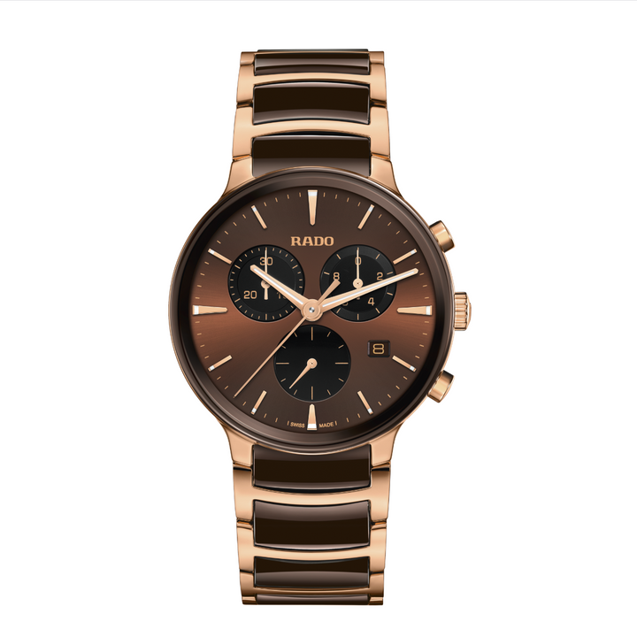 Centrix Chronograph Brown 41MM Watch