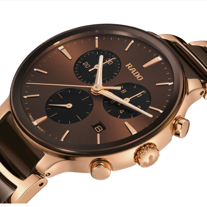 Centrix Chronograph Brown 41MM Watch