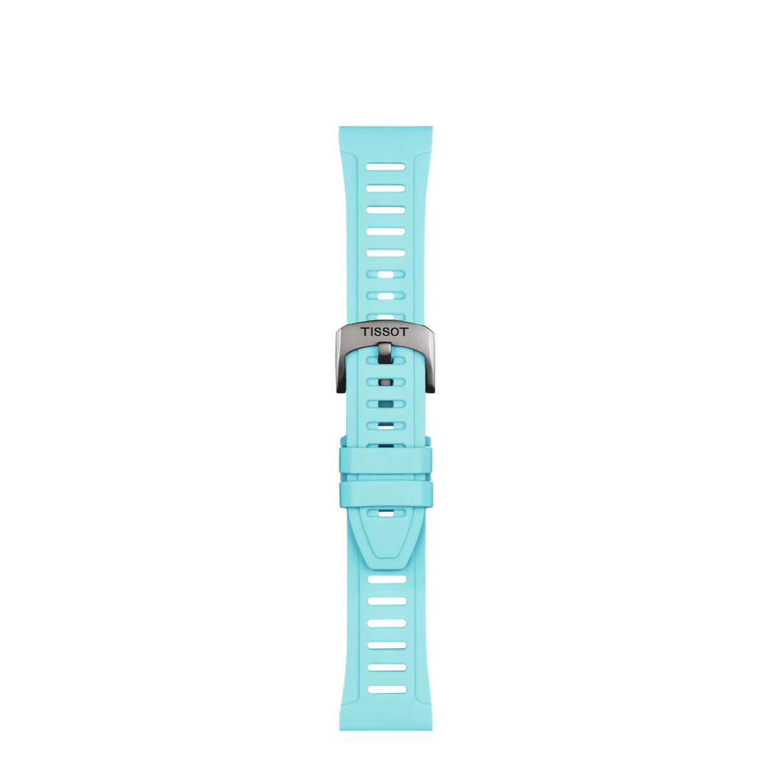 Ice Blue Silicone Strap Lugs 21MM - XS