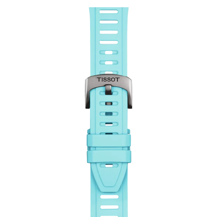 Ice Blue Silicone Strap Lugs 21MM - XS