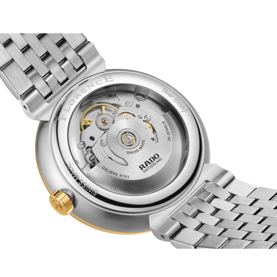 Florence Stainless Steel and Yellow PVD 39MM Watch