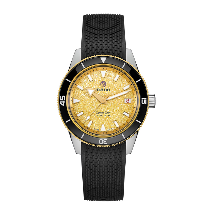 Captain Cook Golden Dial 39MM Watch