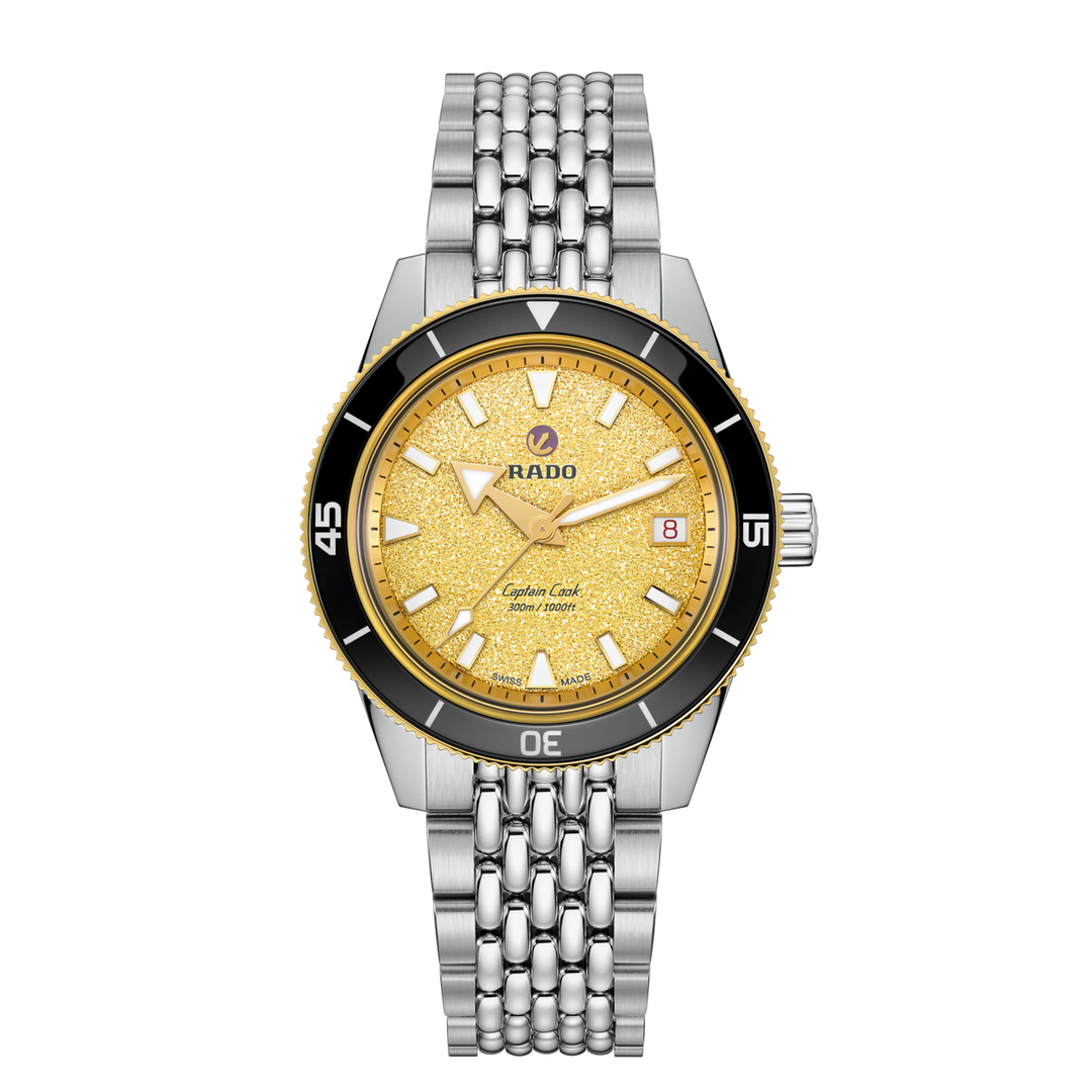 Captain Cook Golden Dial 39MM Watch