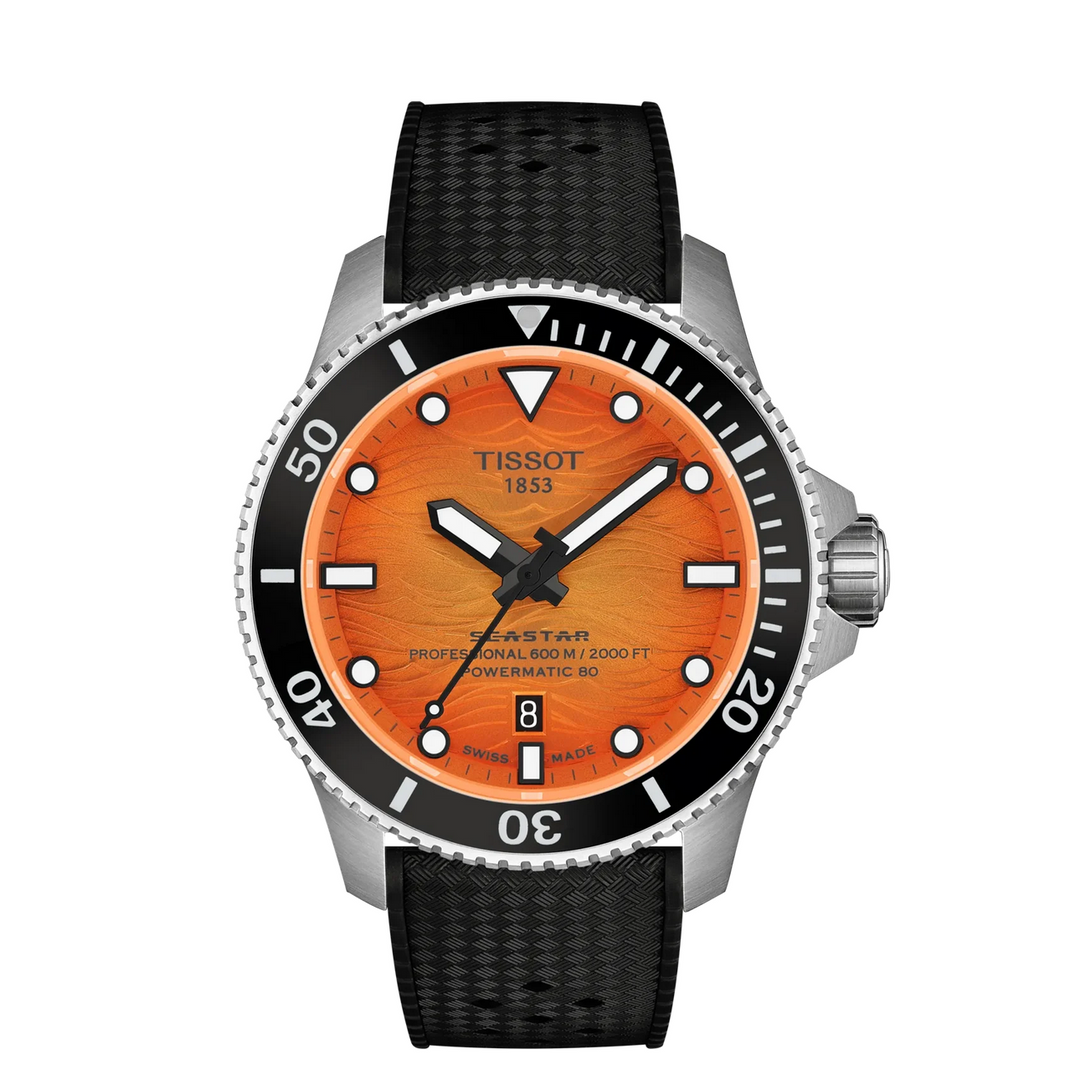 Seastar 2000 Orange Dial 44MM Watch